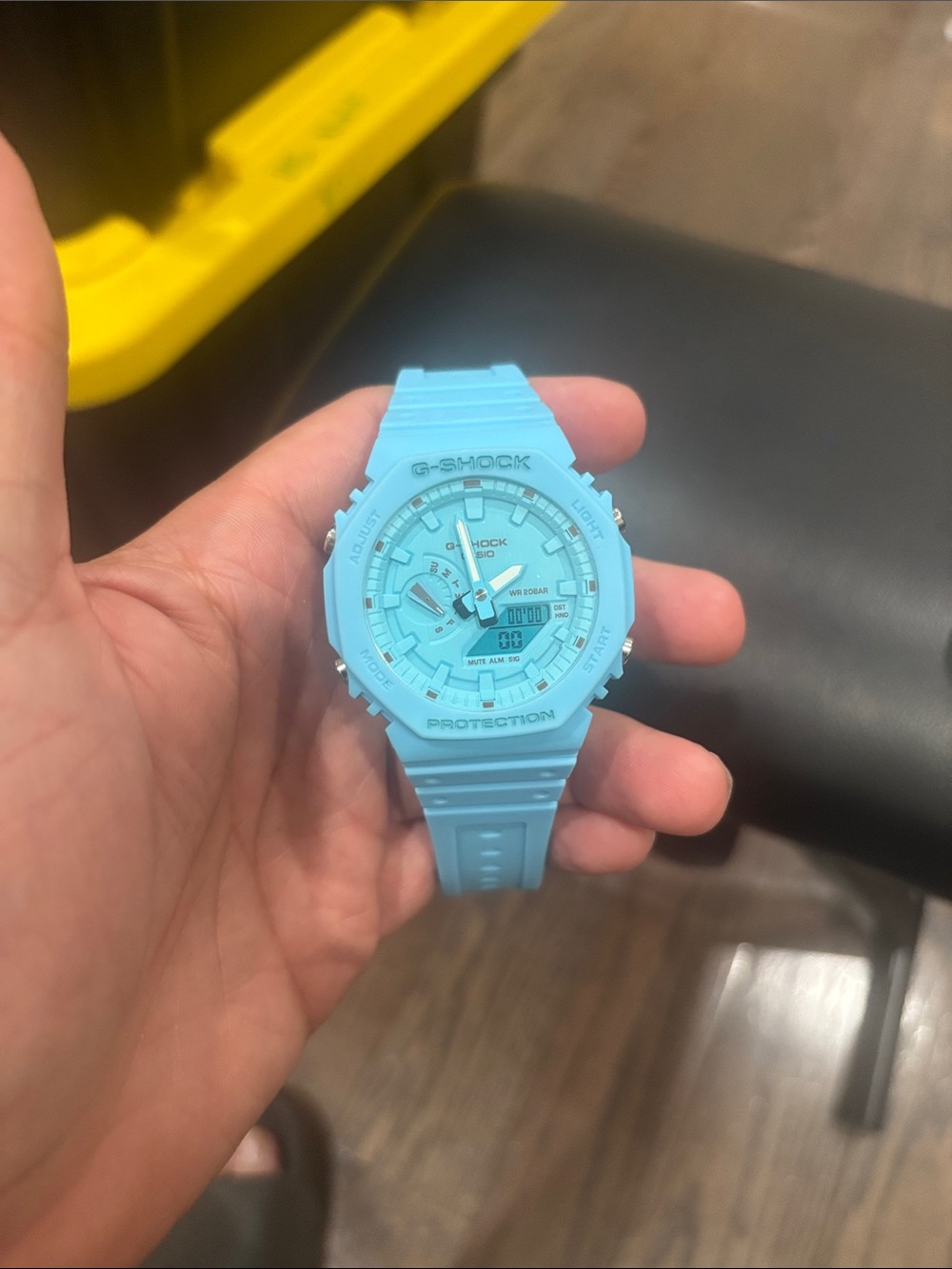 G-Shock Sky Blue Resin Sport Watch